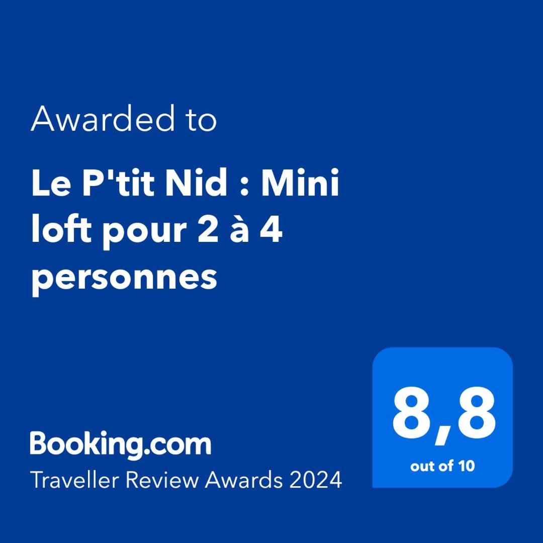 Le P'Tit Nid : Mini Loft Pour 2 A 4 Personnes Villa Tellin Exterior photo